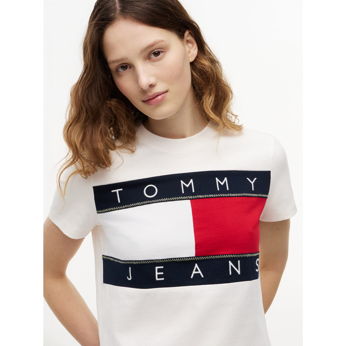 レギュラーフラッグショートスリーブTシャツ | トミー ジーンズ