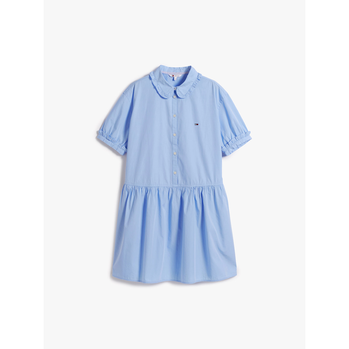 2点でさらに10％ off】ラッフルシャツワンピース | トミー ジーンズ 