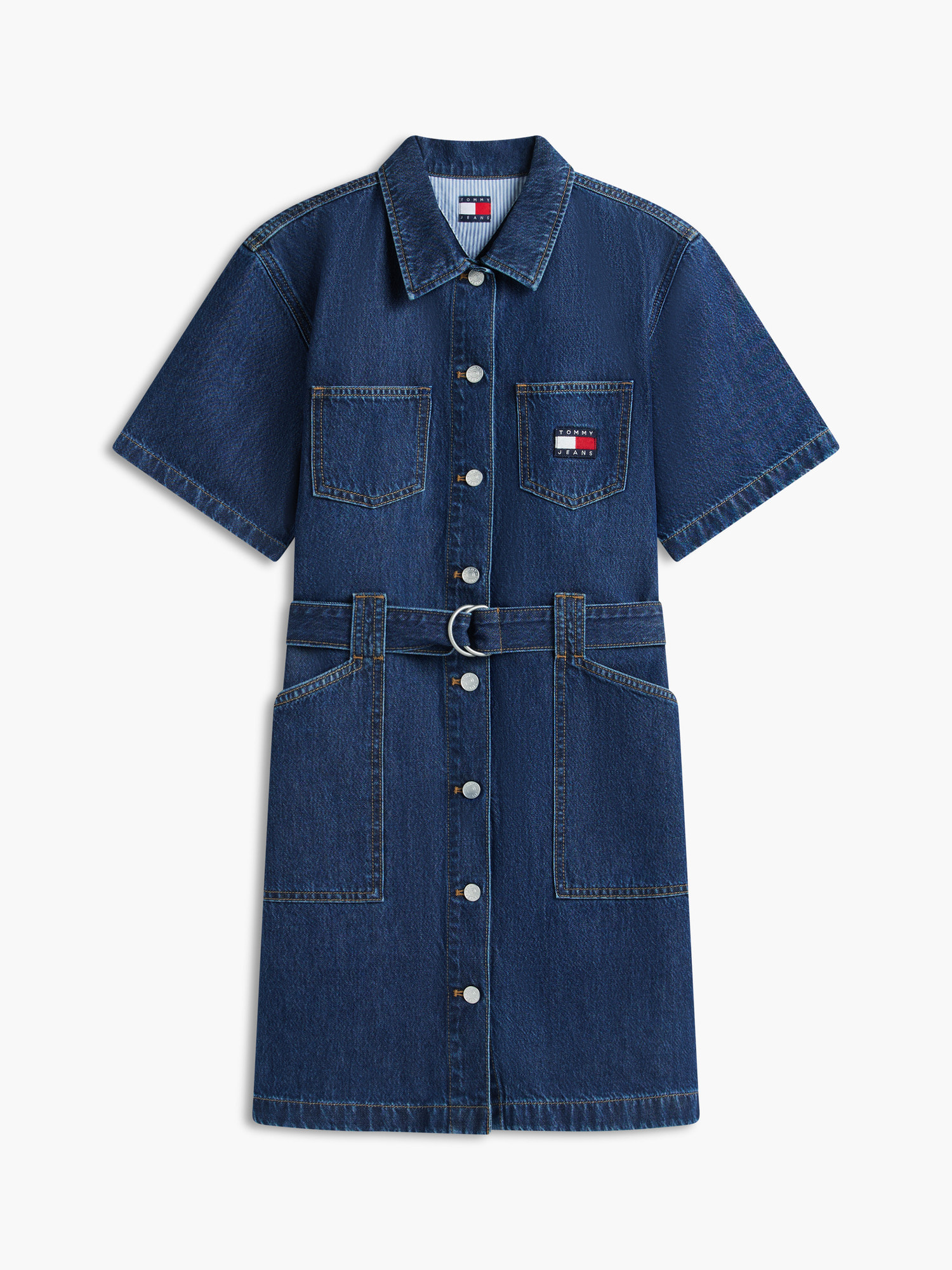 半袖デニムシャツワンピース | トミー ジーンズ | トミー ヒルフィガー