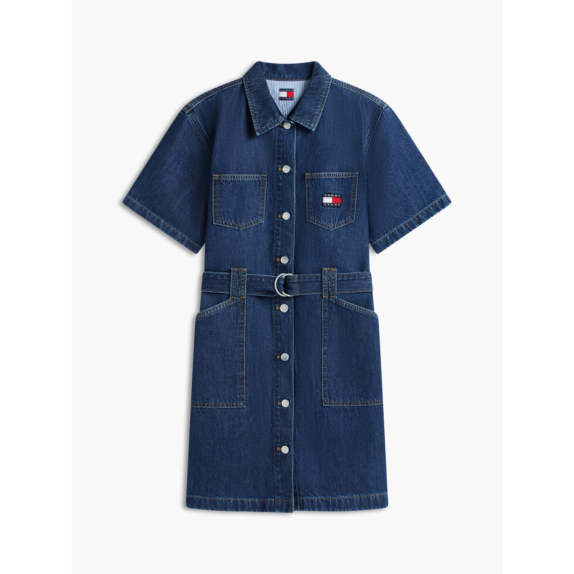 半袖デニムシャツワンピース | トミー ジーンズ | トミー ヒルフィガー 