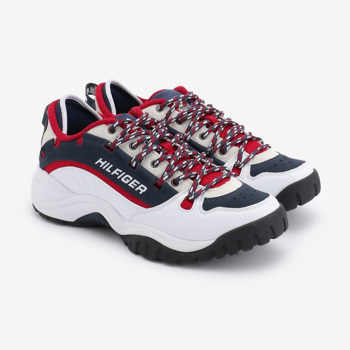 tommy hilfiger red tennis shoes