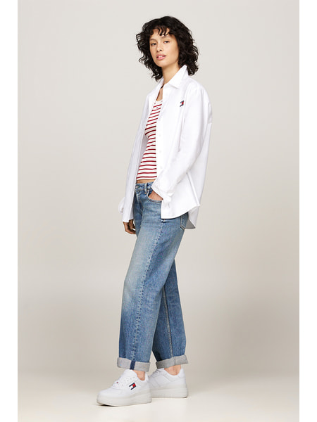 186000  JEANS トミージーンズ 厚底スニーカー EN0EN02086  23 レッド/ホワイト [0000000001132] □Tommy Jeans□フラットフォーム 厚底 スニーカー (Tommy Hilfiger
