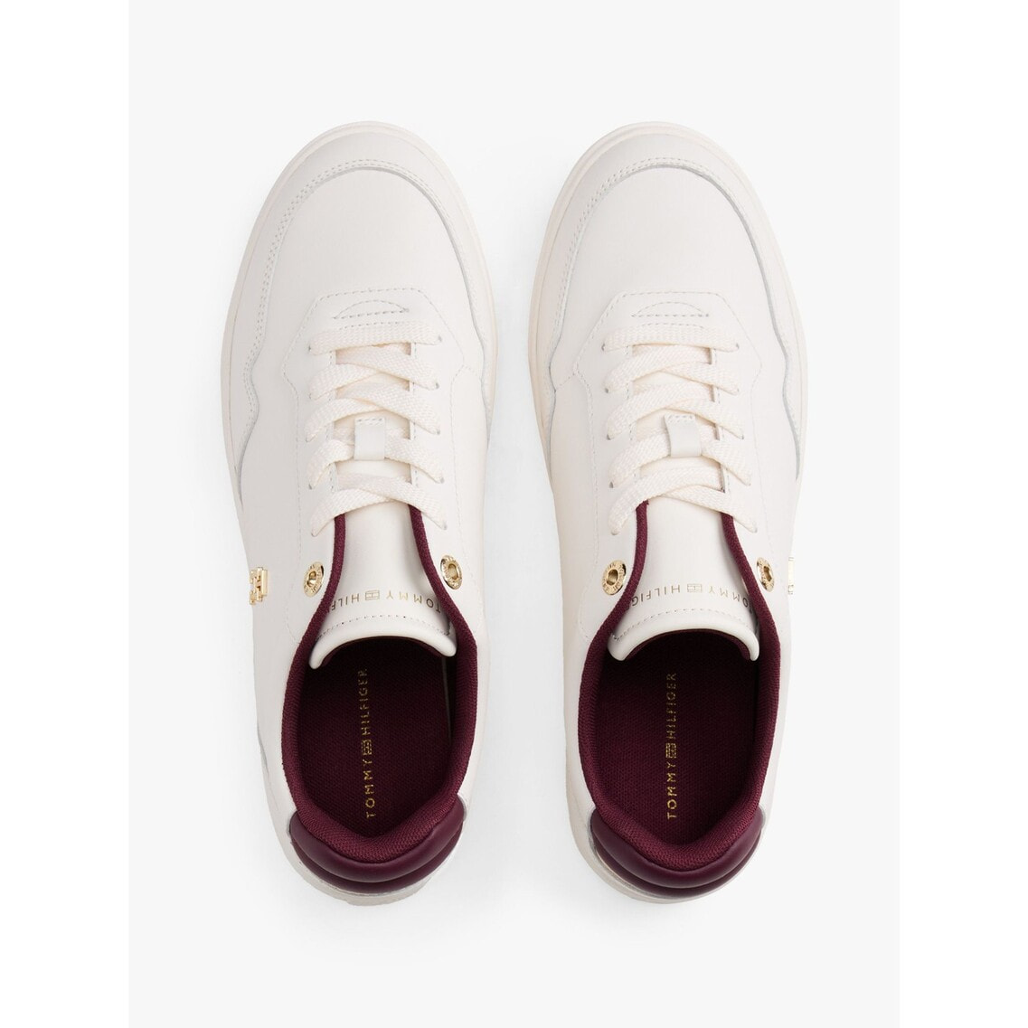 JISOO着用】エレベーテッドコートスニーカー | トミー ヒルフィガー