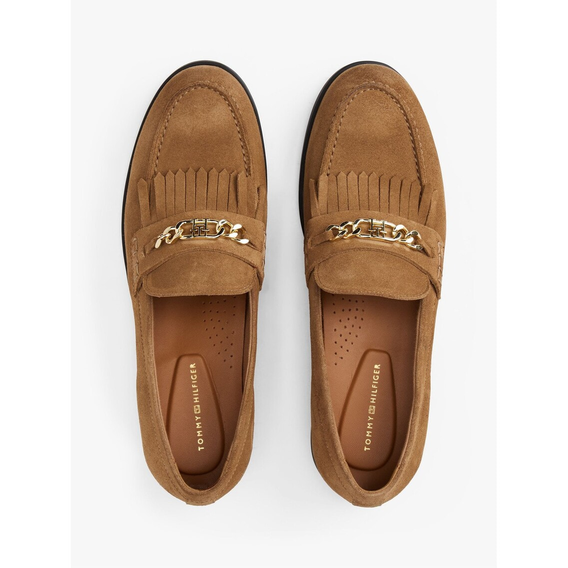 トミーヒルフィガー　タッセルローファー 楽天市場】【SALE／50%OFF】チェーンレザーローファー TOMMY