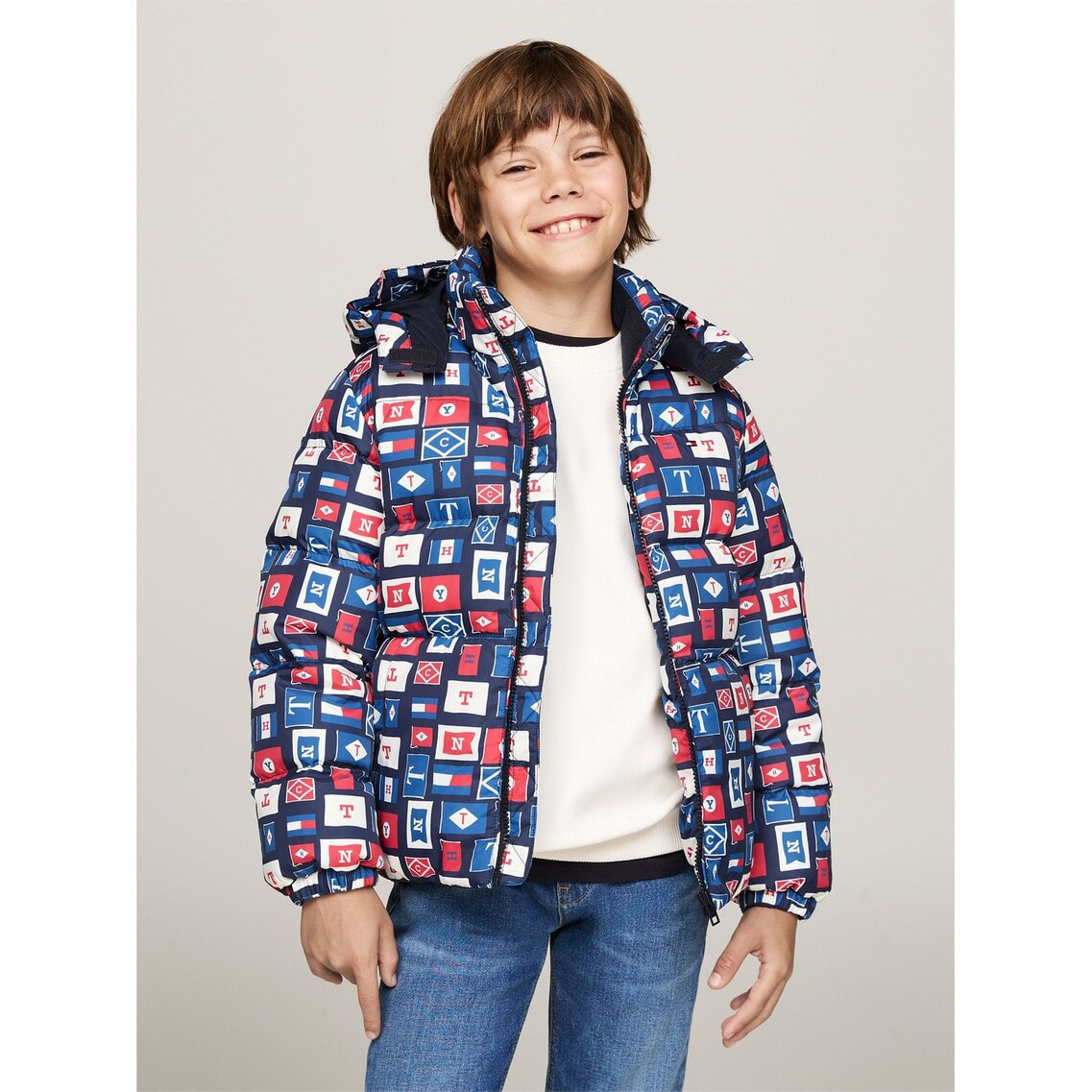 トミーヒルフィガーBOYS エッセンシャルダウンジャケットコート120