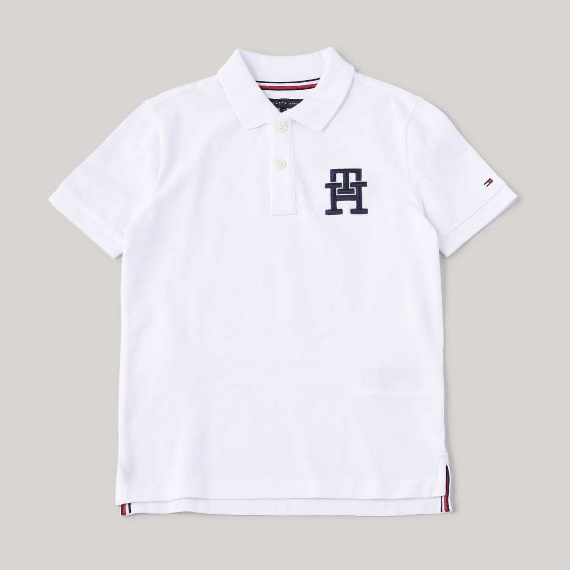BOYS モノグラムショートスリーブポロシャツ | トミー ヒルフィガー  