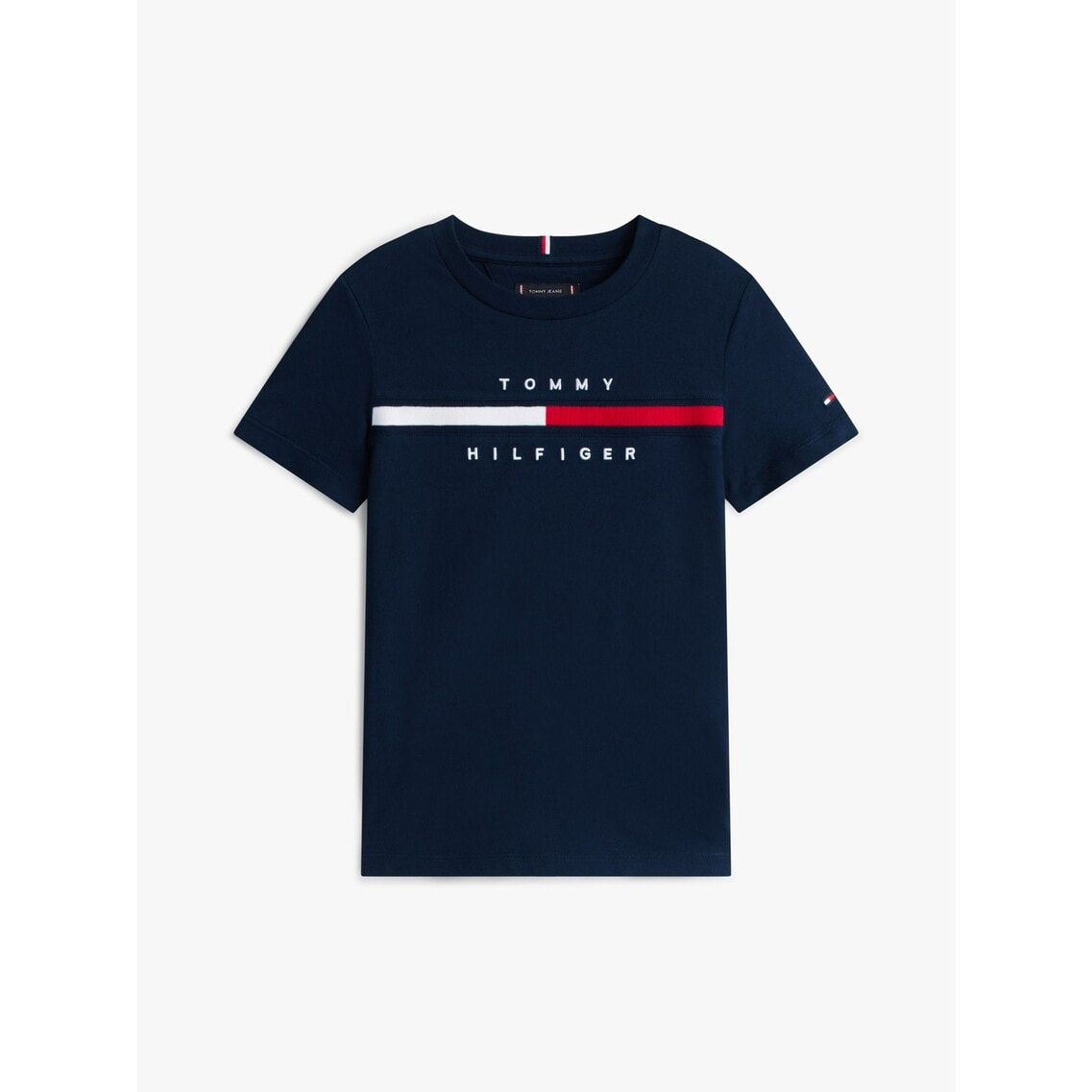 m.y.t★ フラッグリブインサートTシャツ | トミー ヒルフィガー キッズユニ