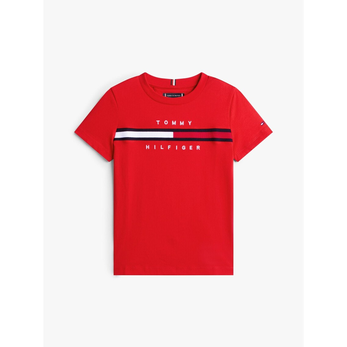 フラッグリブインサートTシャツ | トミー ヒルフィガー キッズユニ