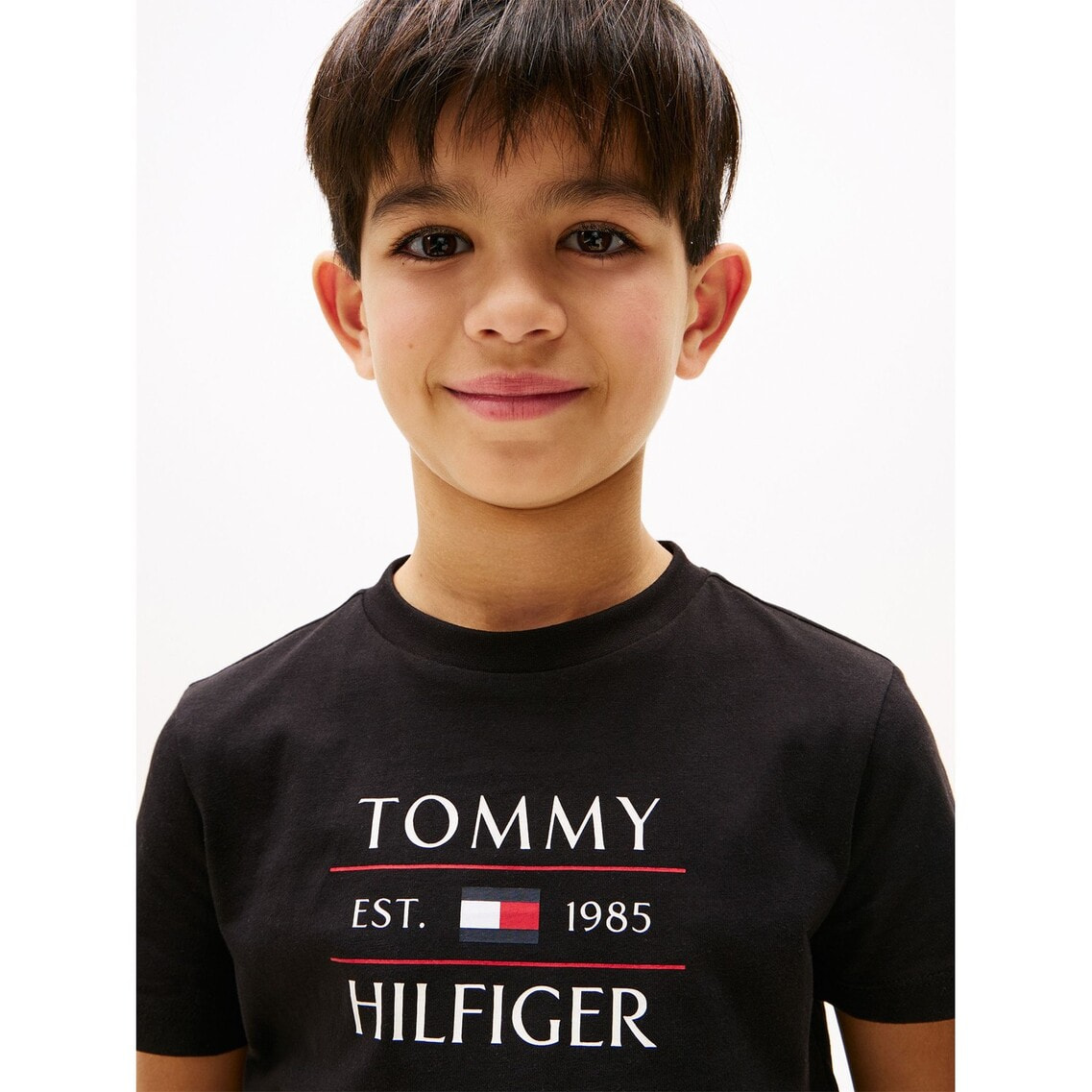 BOYS トミーフラッグヒルフィガーレギュラーTシャツ | トミー