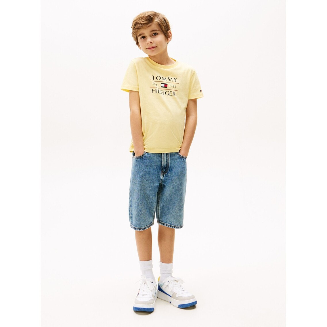 さらに10%off】BOYS トミーフラッグヒルフィガーレギュラーT