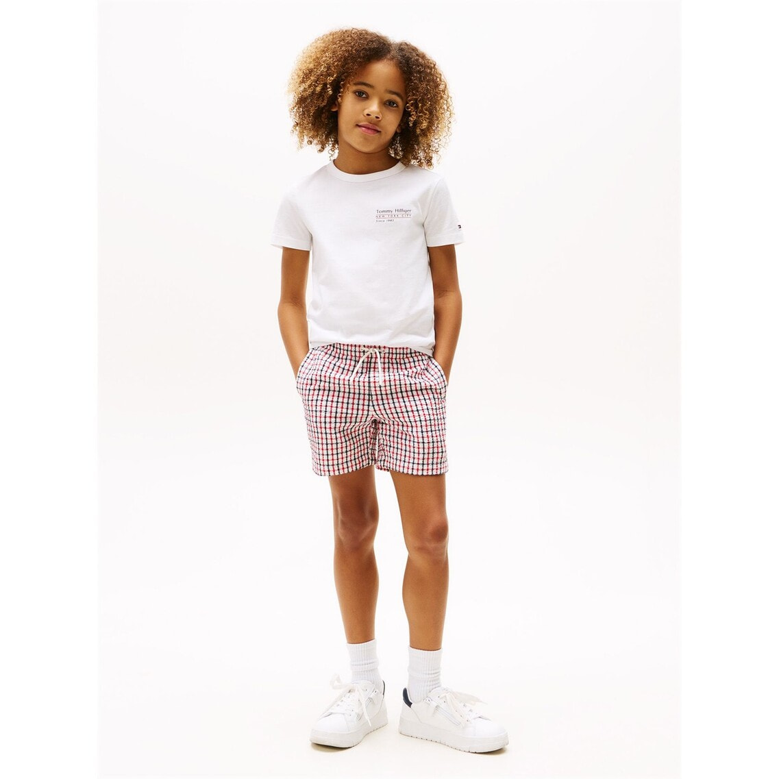 トミーヒルフィガー 140 Tシャツ 短パン　2セット 2点でさらに10％OFF】BOYS ファングラフィックショートスリーブT