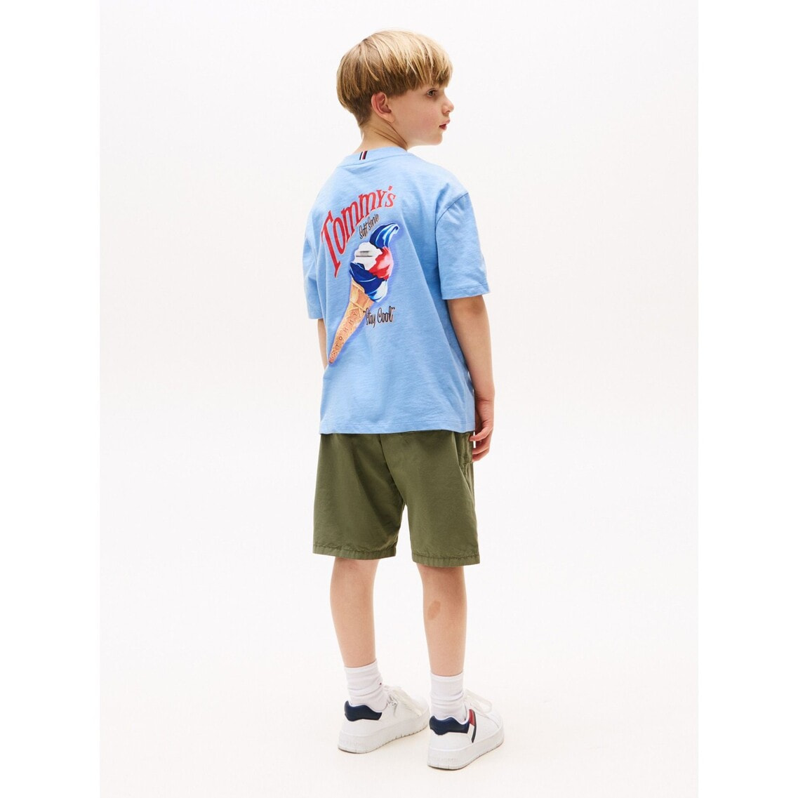 BOYS フォトプリントスラブショートスリーブTシャツ | トミー