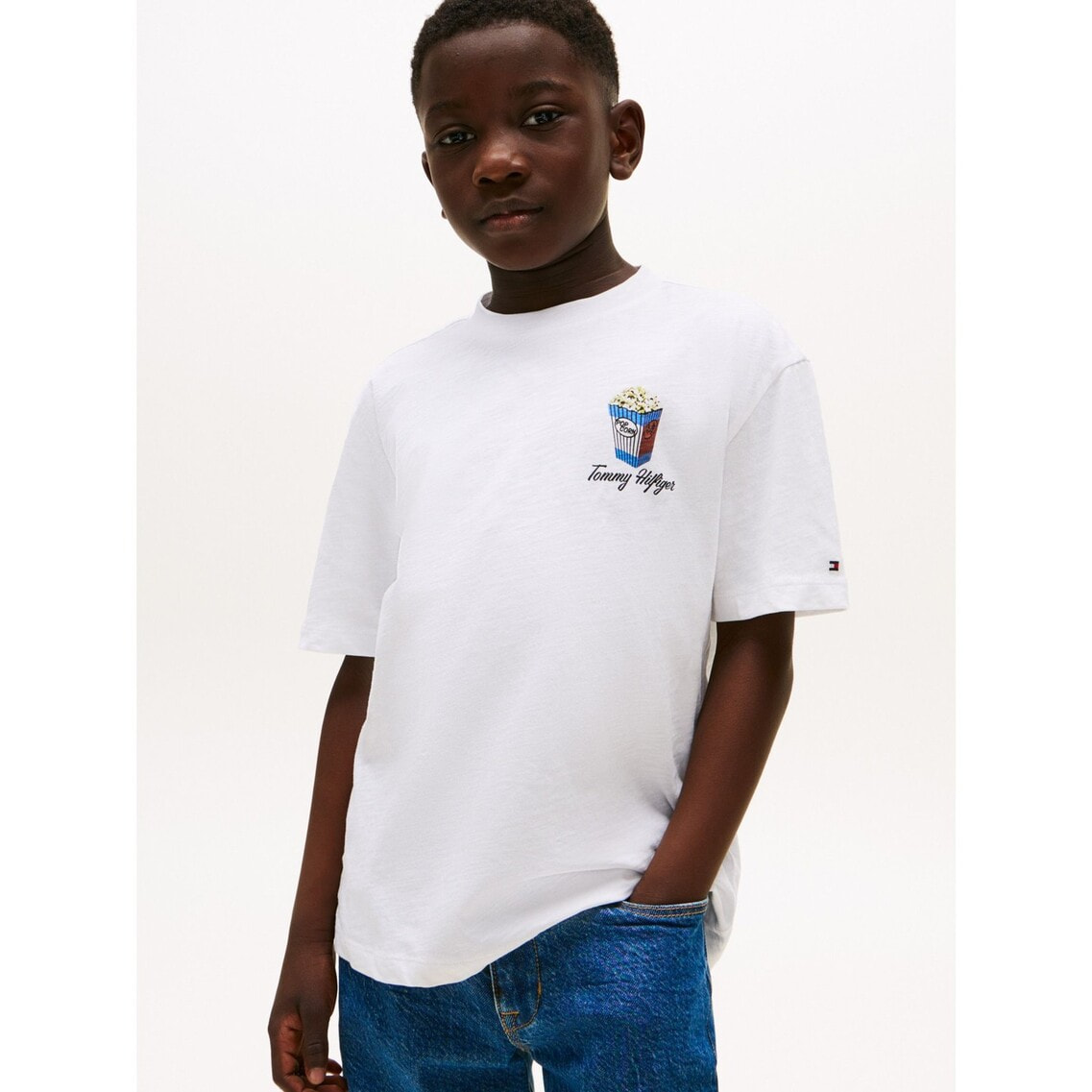 BOYS フォトプリントスラブショートスリーブTシャツ | トミー