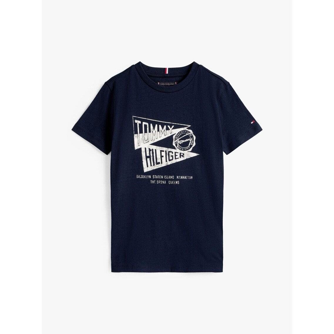 BOYS テクスチャードグラフィックショートスリーブTシャツ | トミー