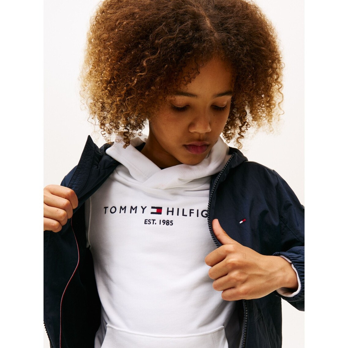 【新品】トミーヒルフィガー　ロゴ　ボストン　ネイビー　トリコロール 新品】トミーヒルフィガー ロゴ ボストン ネイビー トリコロール