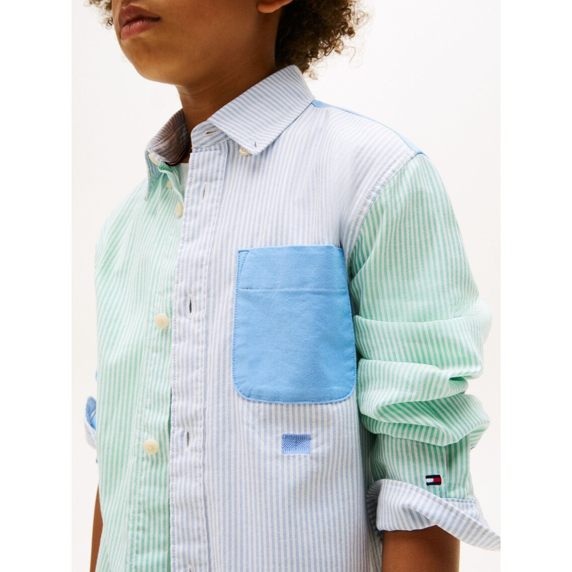 Number ストライプシャツ N.B.F.B. BACK NUMBER トップス 【BACK NUMBER】ビッグシルエット