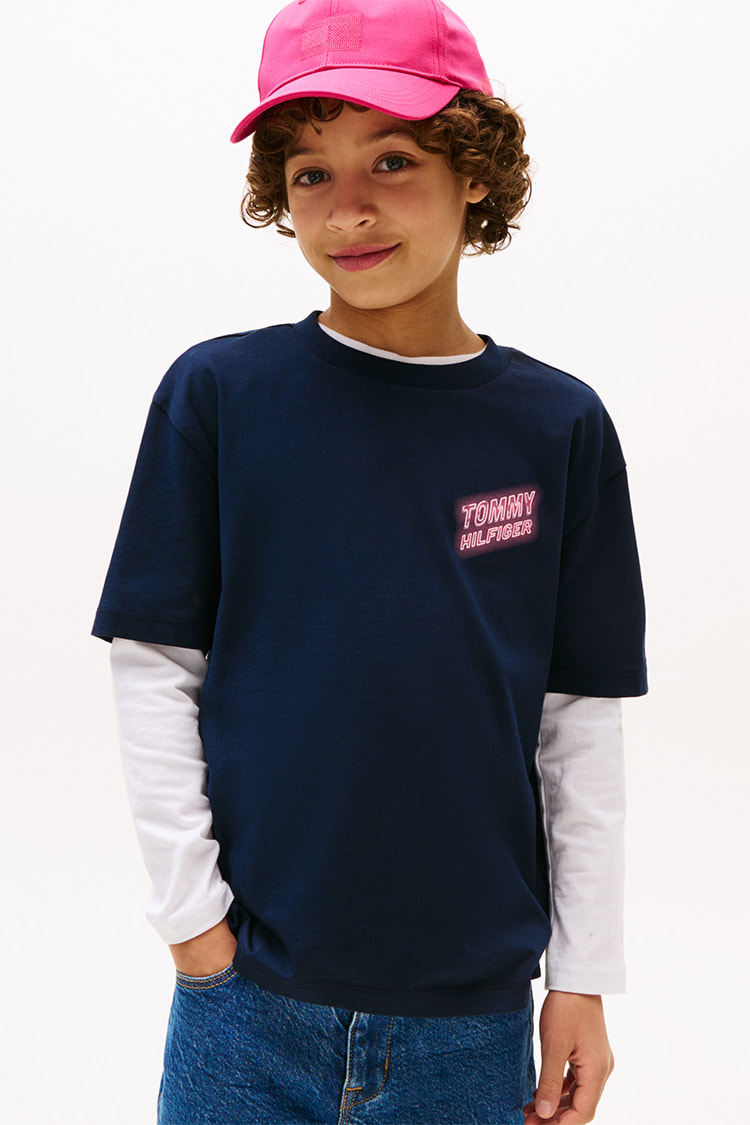 トミーヒルフィガー　120セット　美品 2点でさらに10％OFF】GIRLS ケーブルカーディガン | トミー