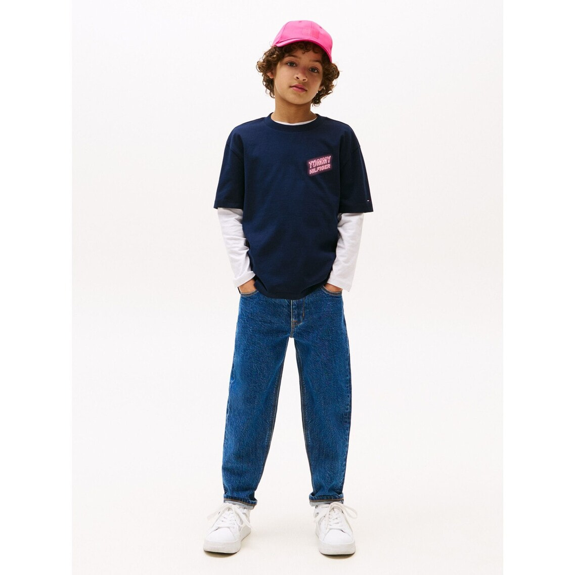 トミー BOYS フォトプリントスラブショートスリーブTシャツ | トミー
