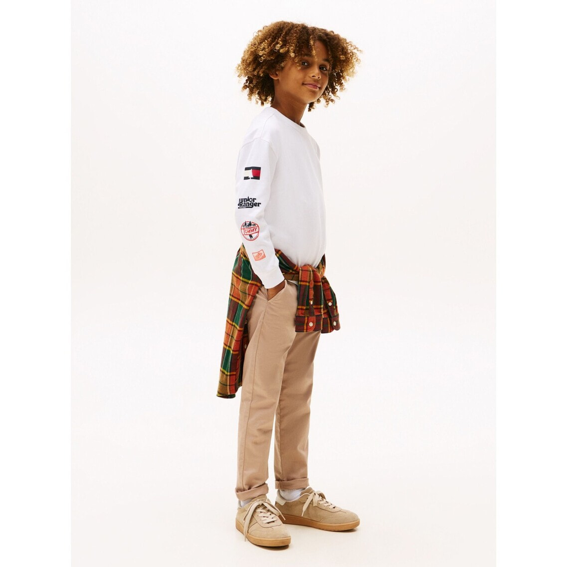 BOYS マークプリントロングスリーブTシャツ | トミー ヒルフィガー