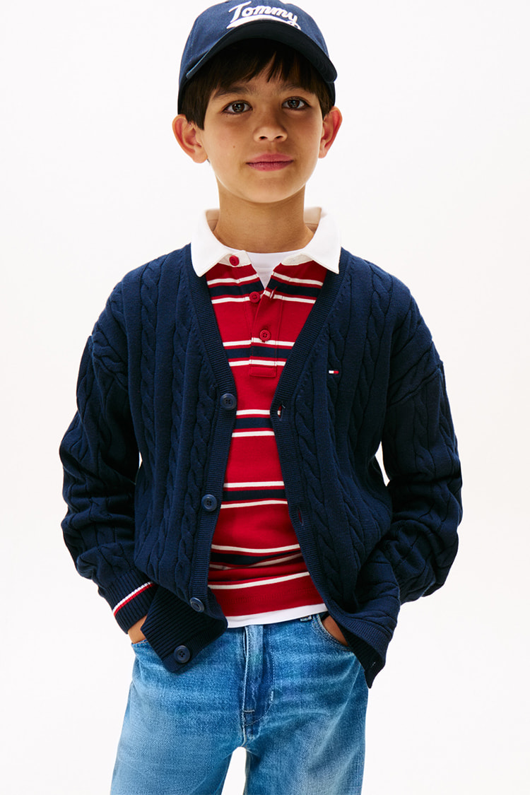 子供服　トミー・ヒルフィガー 秋冬物4点セット TOMMY HILFIGER 【キッズスーツ4点SET】トミーヒルフィガー