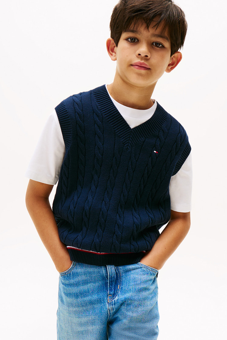 子供服　トミー・ヒルフィガー 秋冬物4点セット TOMMY HILFIGER 【キッズスーツ4点SET】トミーヒルフィガー