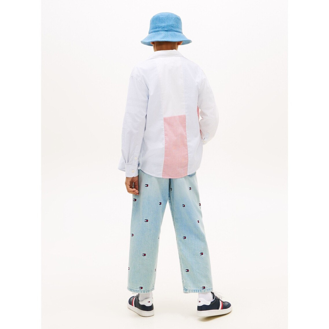 BOYS フレックスイサカフラッグロングスリーブシャツ | トミー