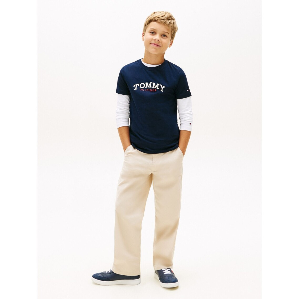 2点でさらに10％ off】BOYS モノグラムグラフィックTシャツ | トミー