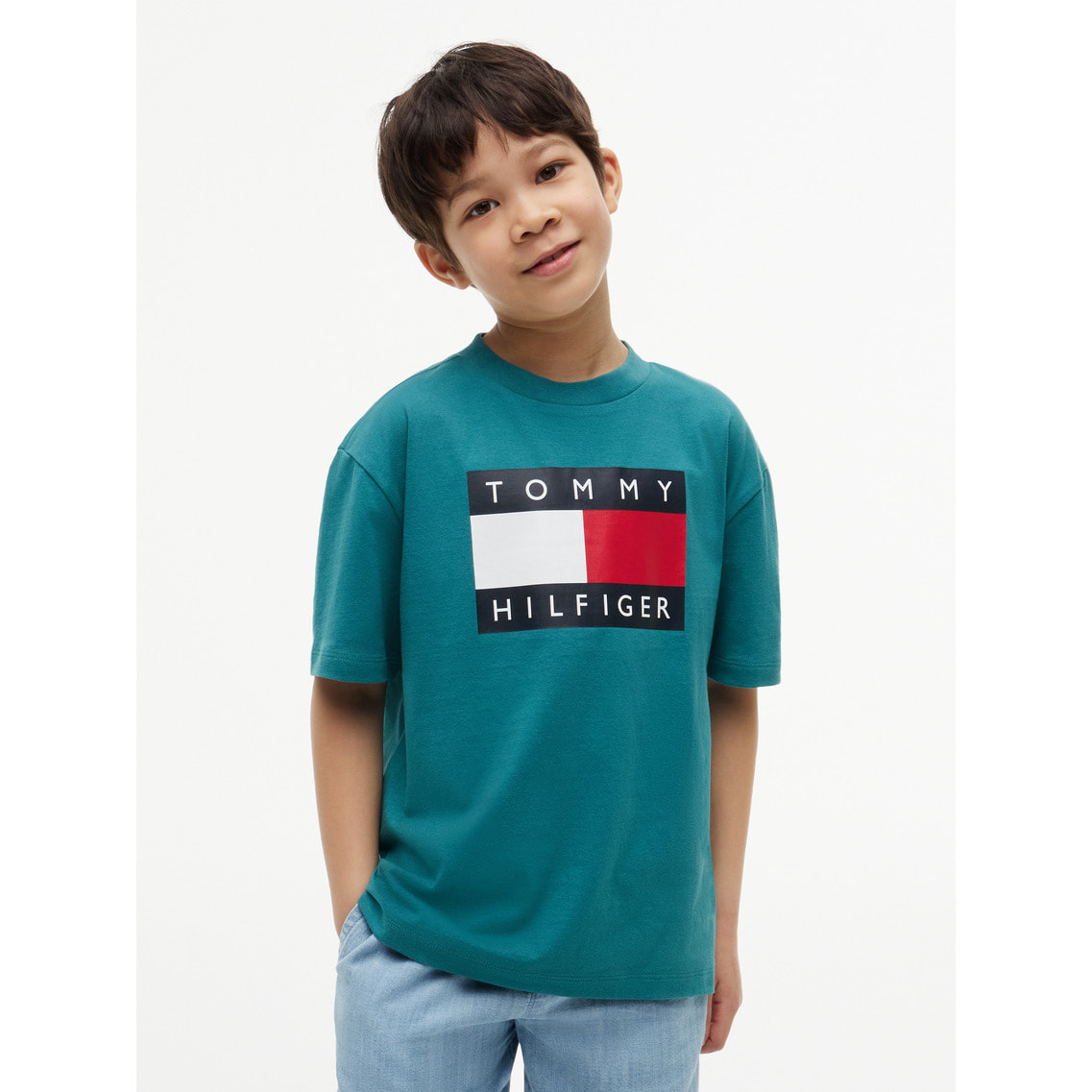 BOYS ヘリテージプリントフラッグTシャツ | トミー ヒルフィガー 