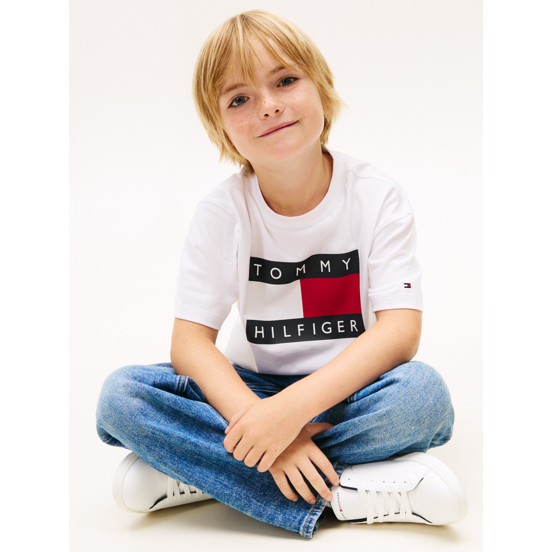 BOYS ヘリテージプリントフラッグTシャツ | トミー ヒルフィガー