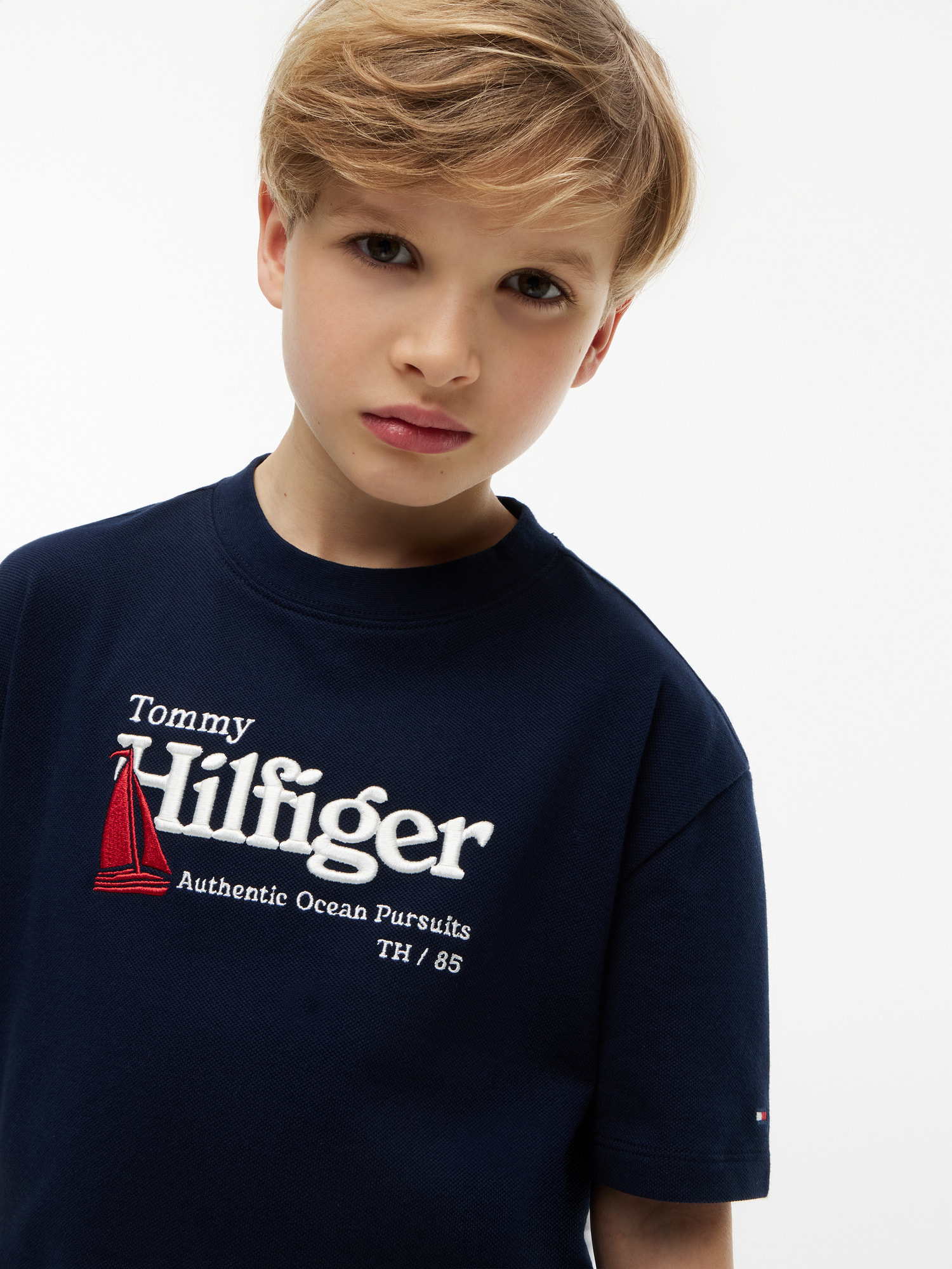 KIDS エンブロイダリーグラフィックショートスリーブTシャツ | トミー