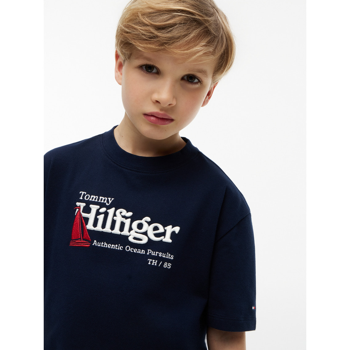 KIDS エンブロイダリーグラフィックショートスリーブTシャツ | トミー