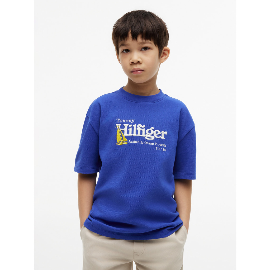 KIDS エンブロイダリーグラフィックショートスリーブTシャツ | トミー