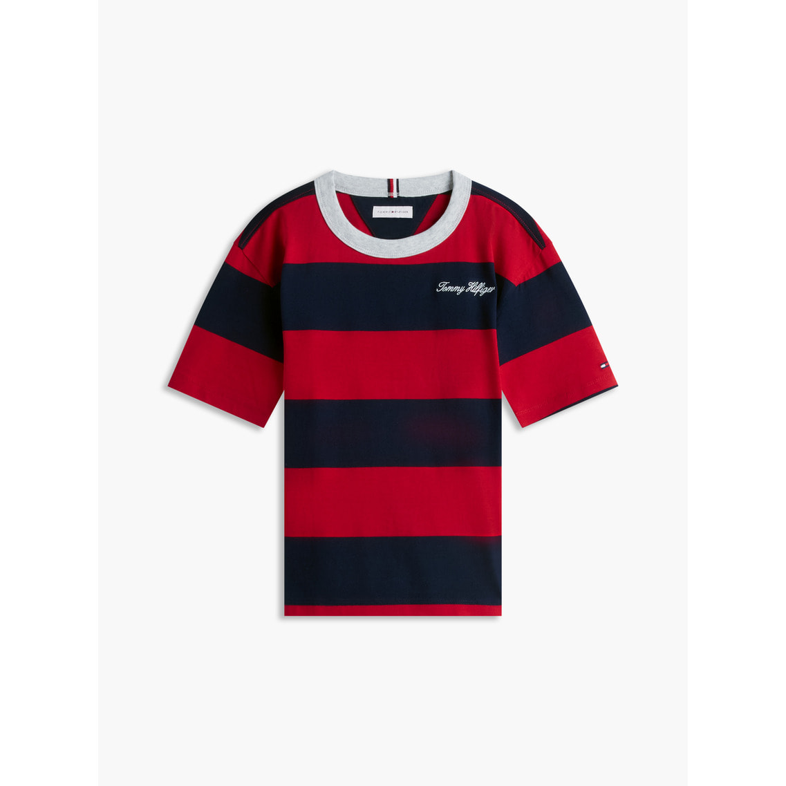 BOYS ストライプグラフィックショートスリーブTシャツ | トミー