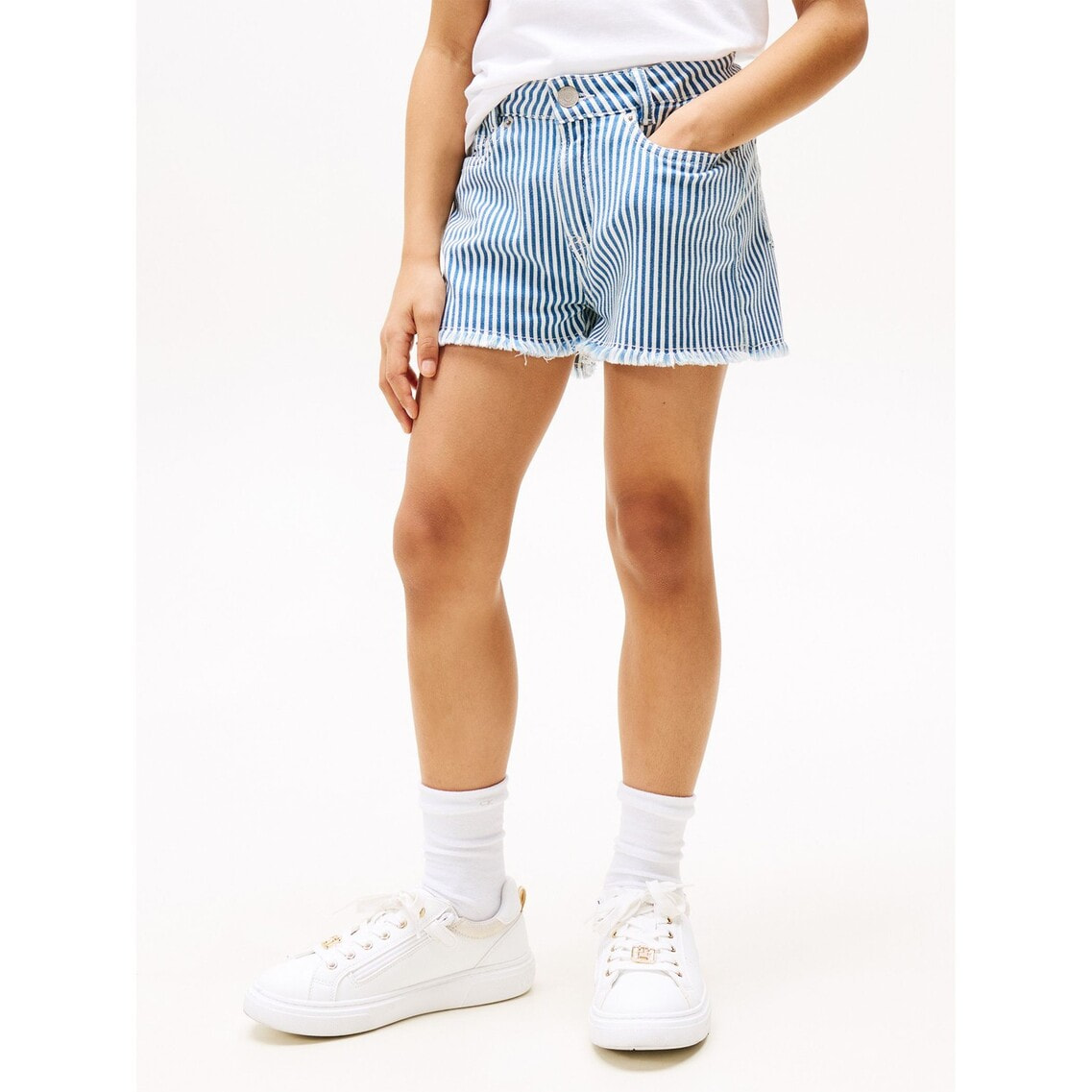 GIRLS ハーパーストライプショートパンツ | トミー ヒルフィガー GIRLS ハーパーストライプショートパンツ | トミー ヒルフィガー