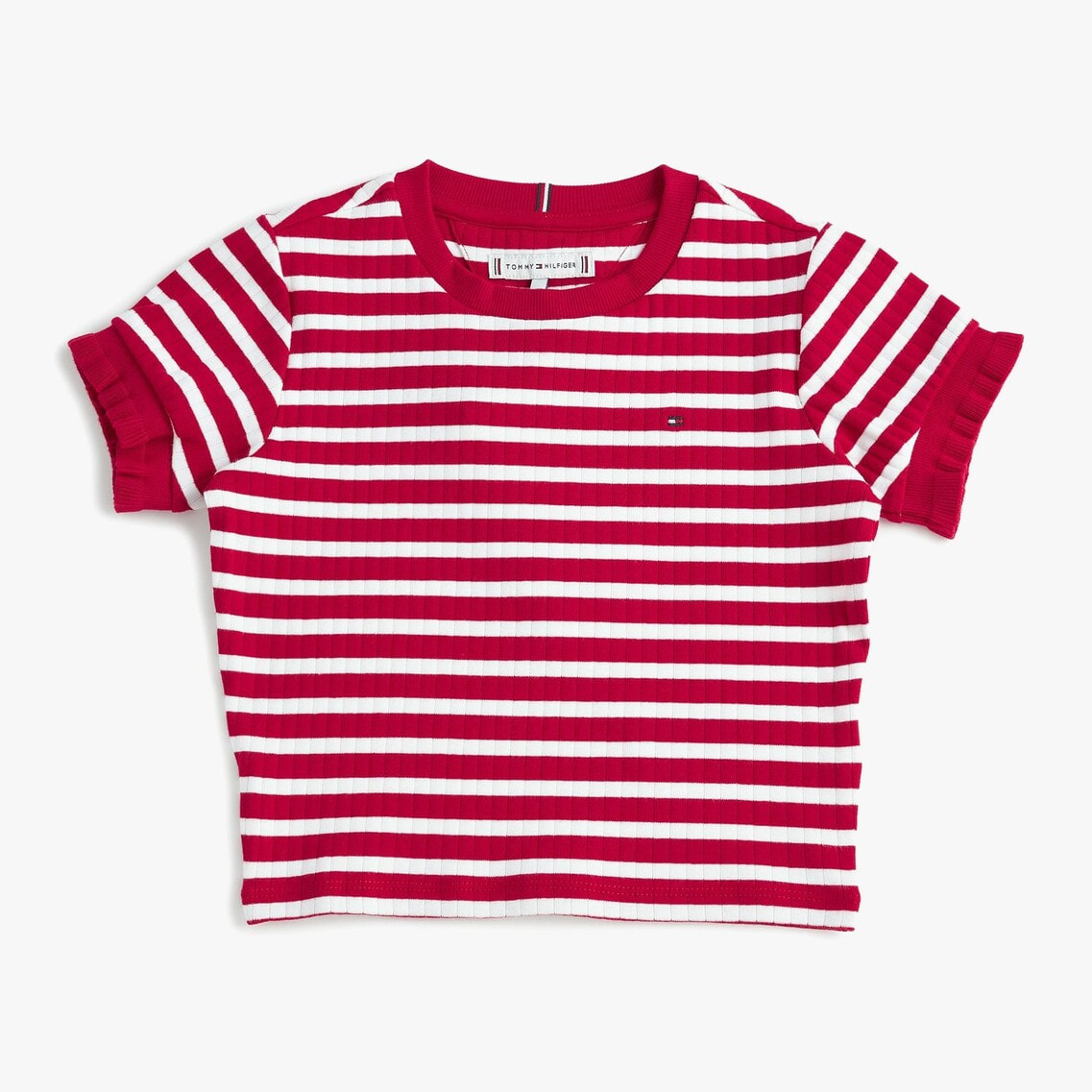 トミーヒルフィガー　レディースウェア　ネイビー×ピンク トミー ヒルフィガー TOMMY HILFIGER ニュープレップストライプ
