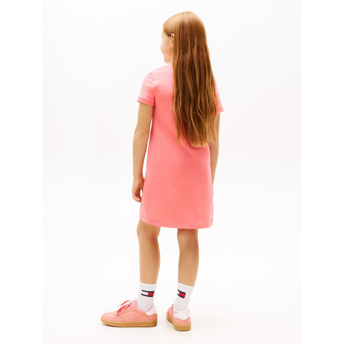 2点でさらに10％ off】GIRLS エッセンシャルポロワンピース | トミー