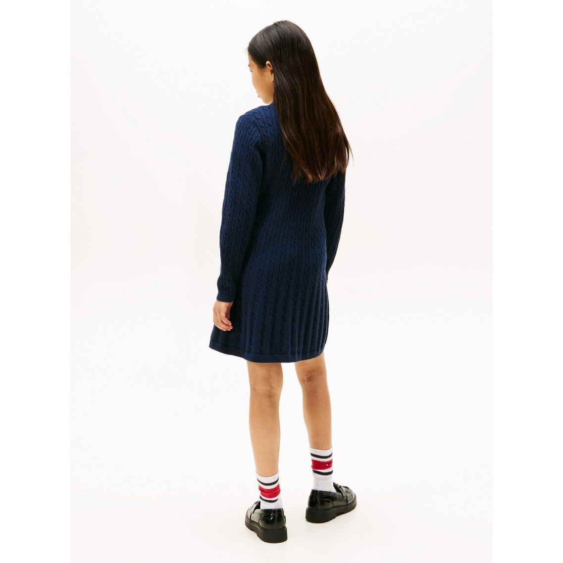 GIRLS ケーブルセーターワンピース | トミー ヒルフィガー