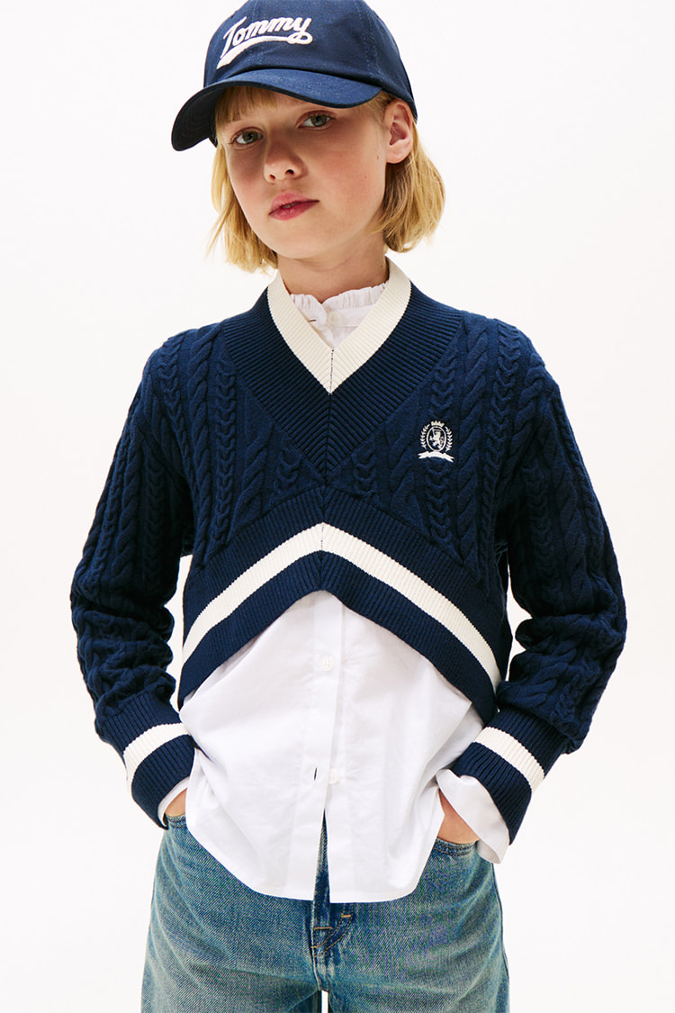  GIRLリバーシブルジャケット　ショートパンツ　Kトミーヒルフィガー TOMMY GIRLリバーシブルジャケットショートパンツKトミー
