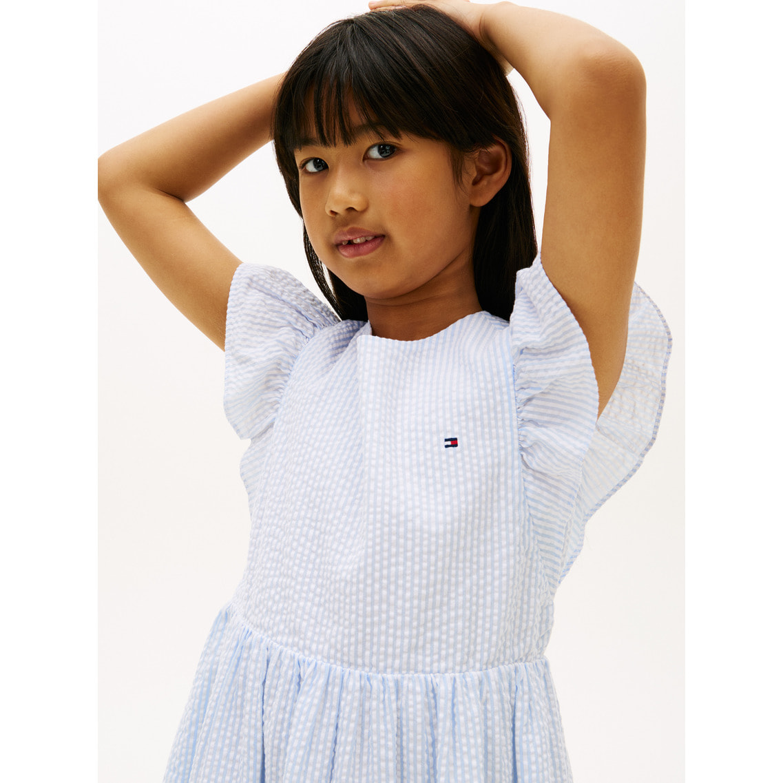 GIRLS シアサッカーワンピース | トミー ヒルフィガー ガールズ 