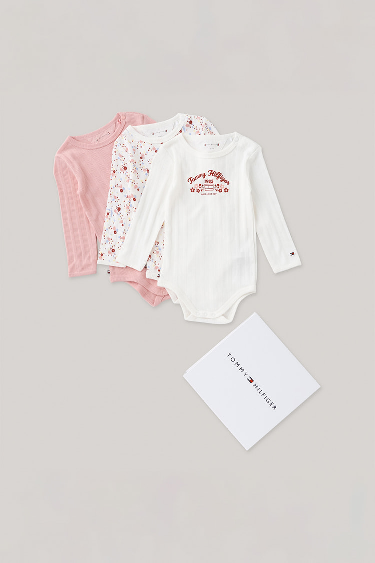 BABY フラワーポインテールボディ 3パックギフトボックス