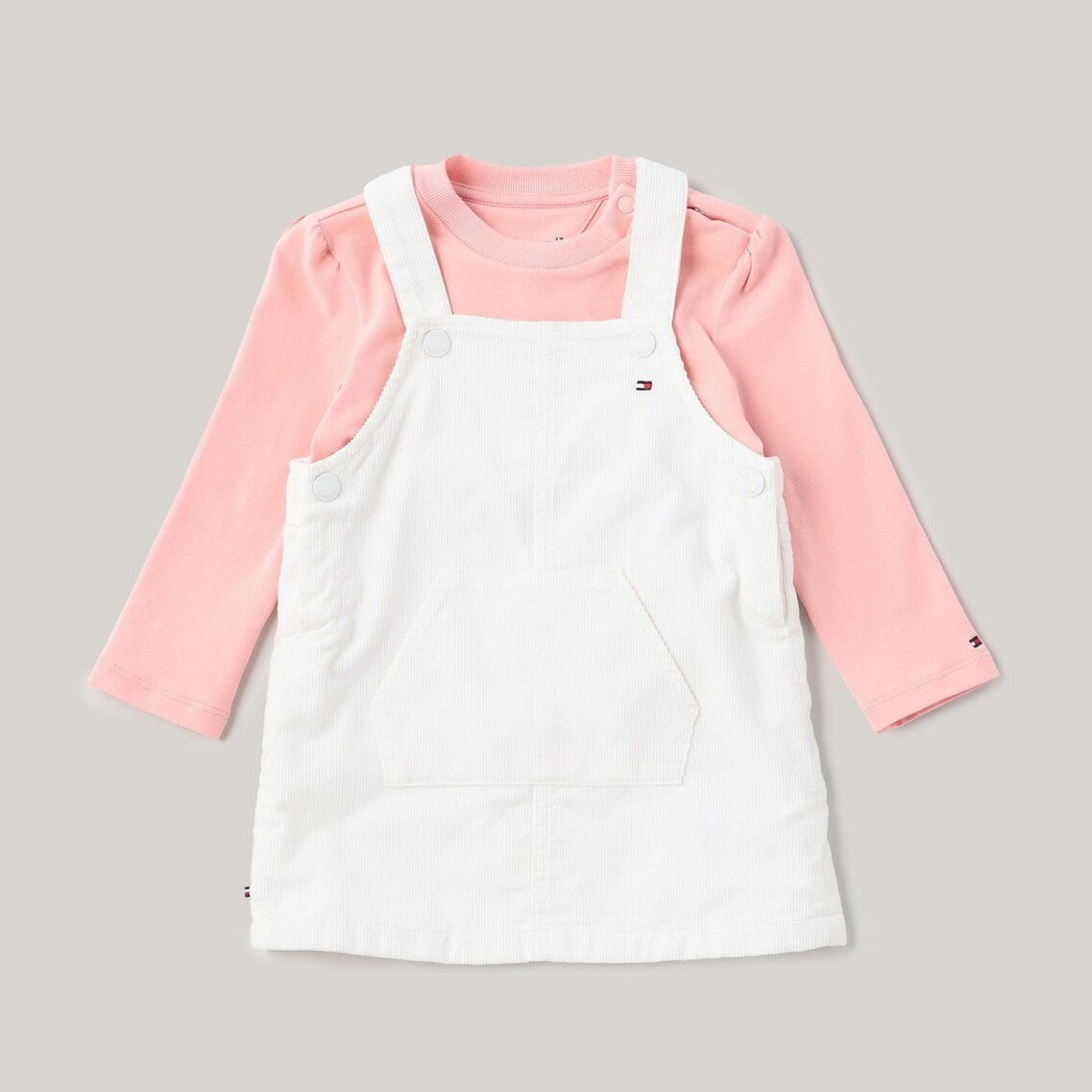 トミージーンズ　 JEANS コーデュロイダンガリーワンピース Tommy Girl デニムダンガリーワンピース | トミー ジーンズ