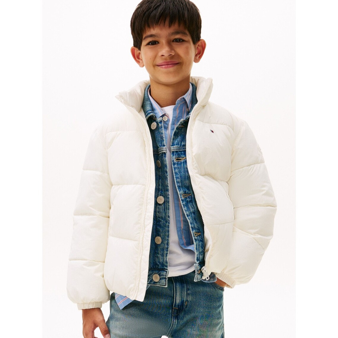 2点でさらに10％OFF】KIDSフラッグパッファジャケット | トミー