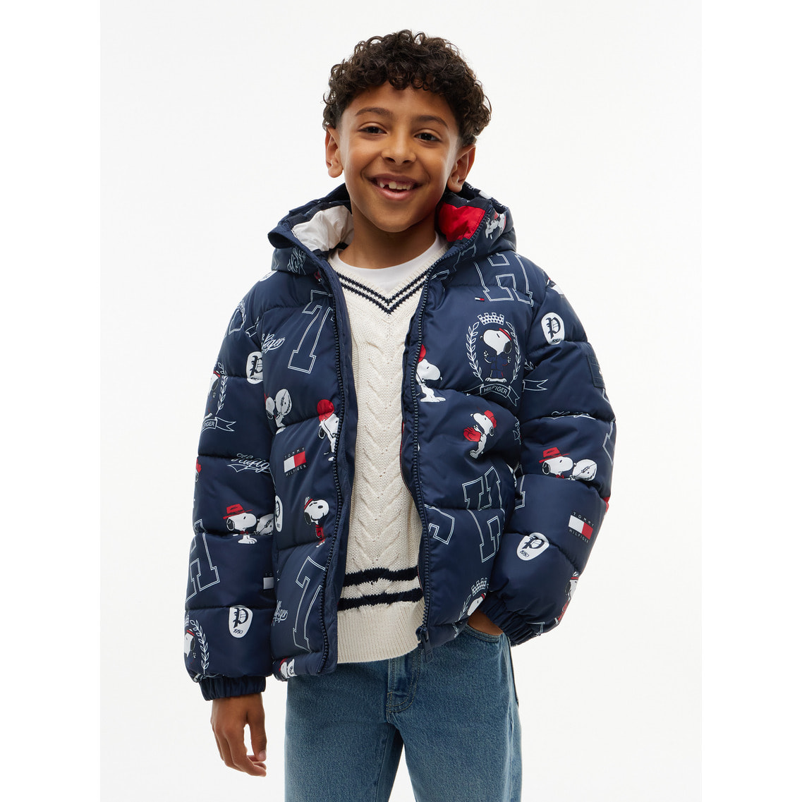 男の子スーツ　トミーヒルフィガー Tommy Hilfiger X ©Peanuts パファージャケット | トミー ヒルフィガー
