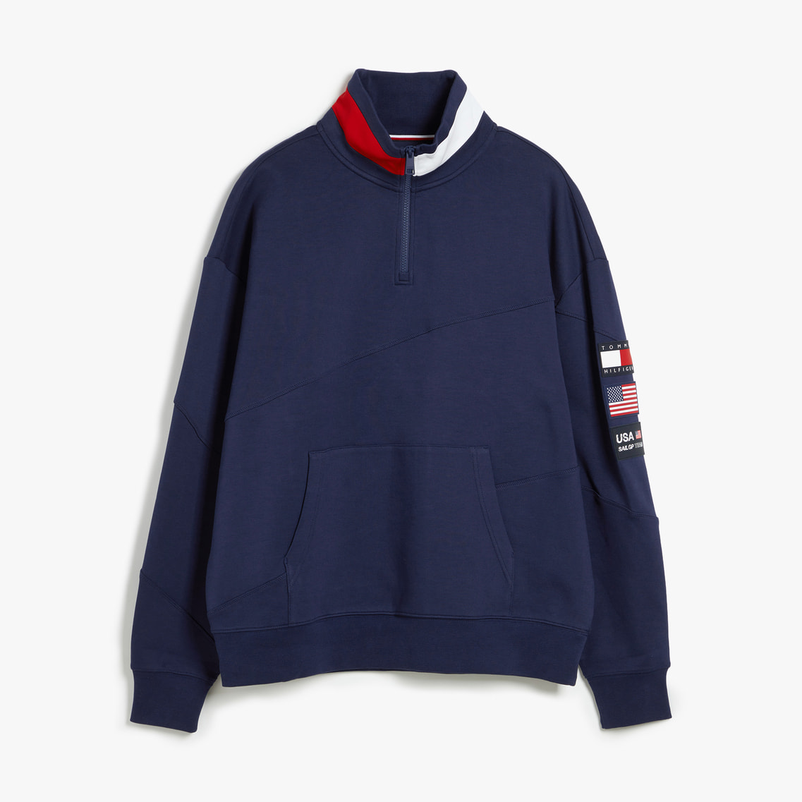 Tommy x U.S. SailGP Team ハーフジッププルオーバー | トミー