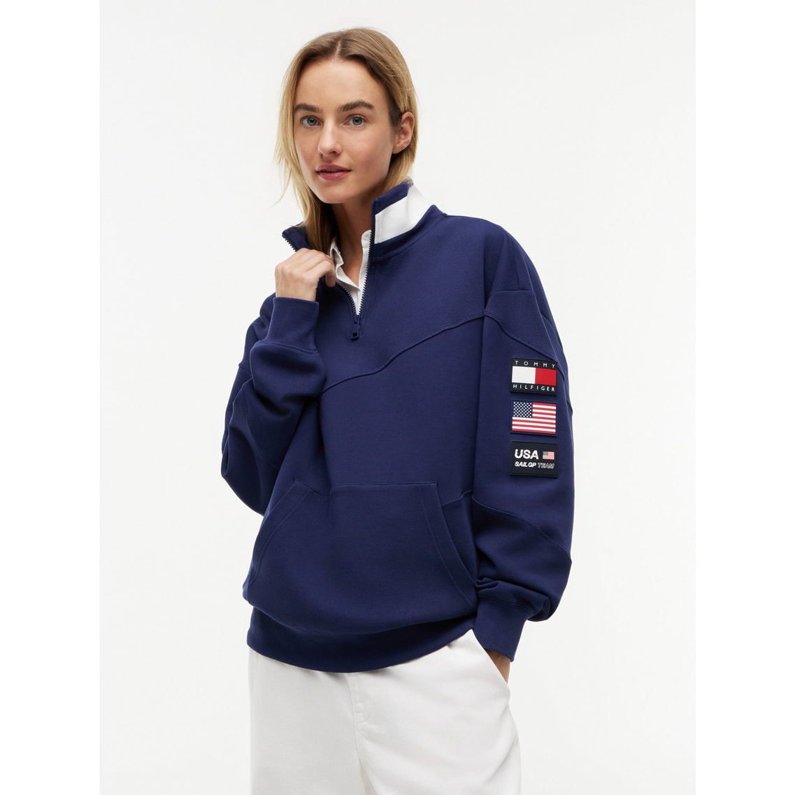 Tommy x U.S. SailGP Team ハーフジッププルオーバー | トミー