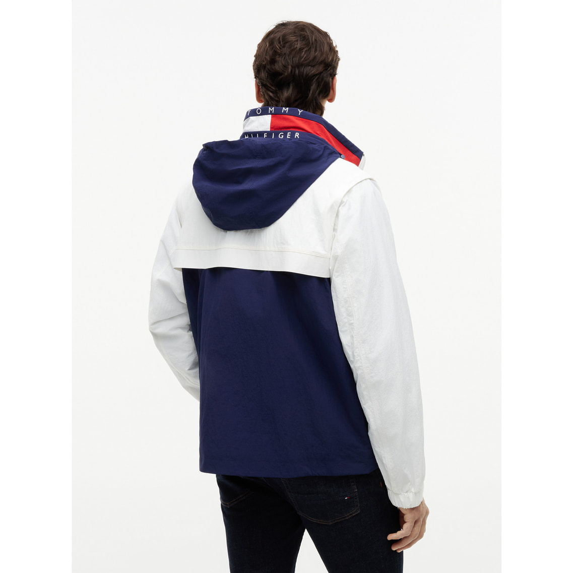 Tommy x U.S. SailGP Team カラーブロックジップアップジャケット