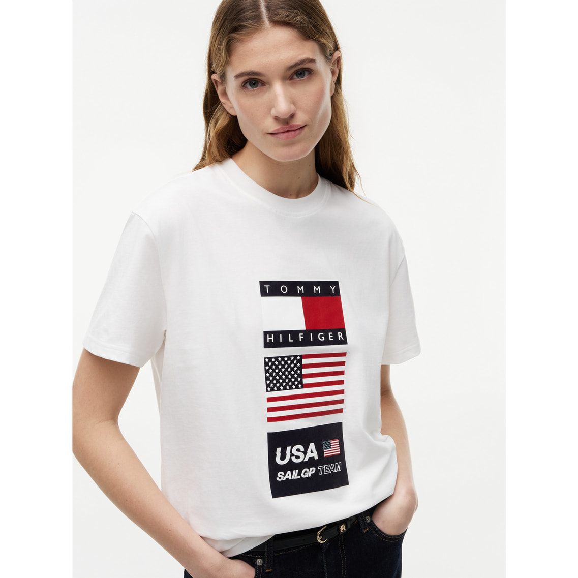 Tommy x U.S. SailGP Team フラッグTシャツ | トミー ヒルフィガー