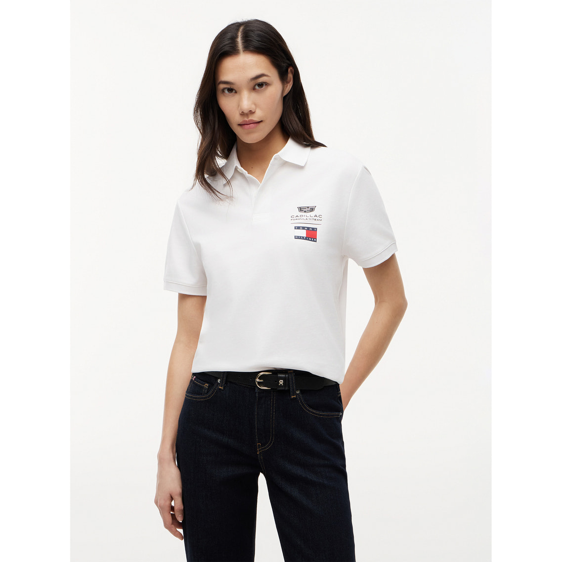 Tommy x Cadillac F1 Team ロゴポロシャツ | トミー ヒルフィガー