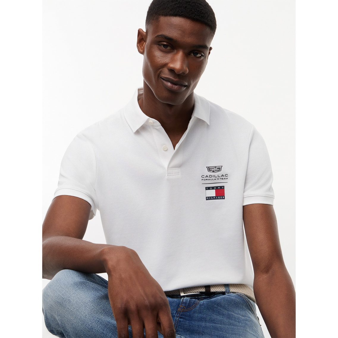 Tommy x Cadillac F1 Team ロゴポロシャツ | トミー ヒルフィガー