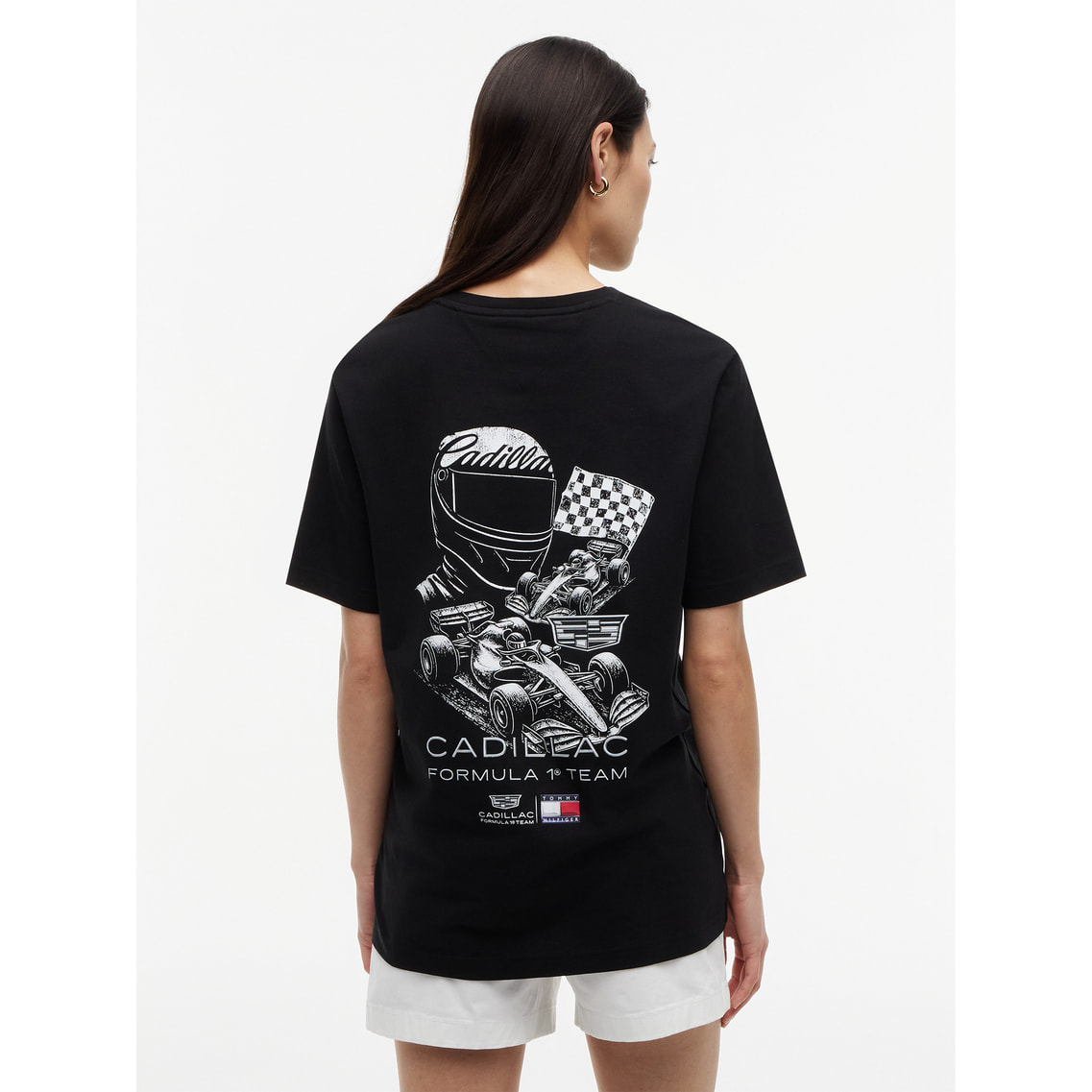 トミーヒルフィガー×キャデラックF1 レーシンググラフィックTシャツ